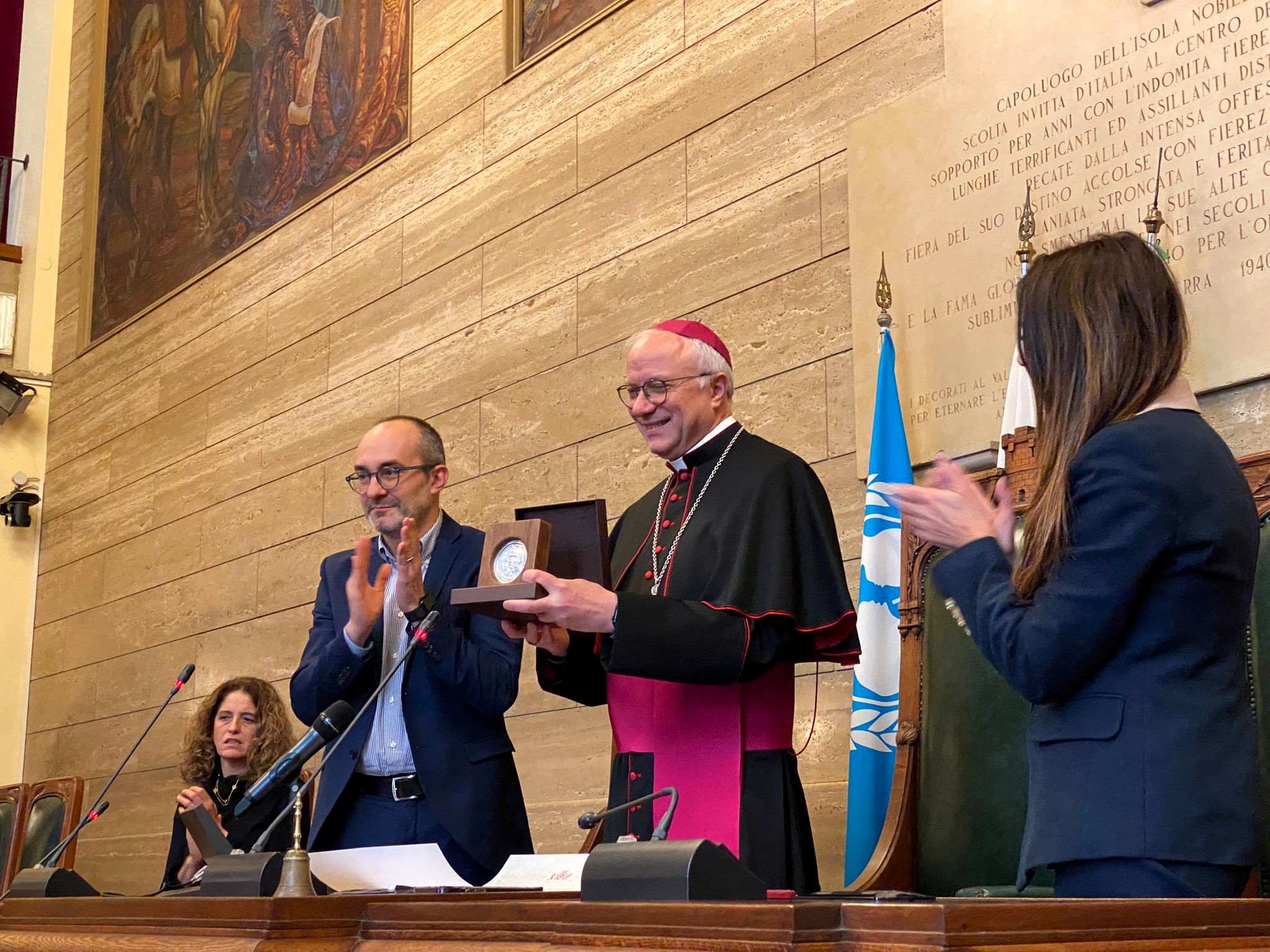 Monsignor Baturi Insignito Del Premio Bacaredda 2023 Chiesa Di Cagliari